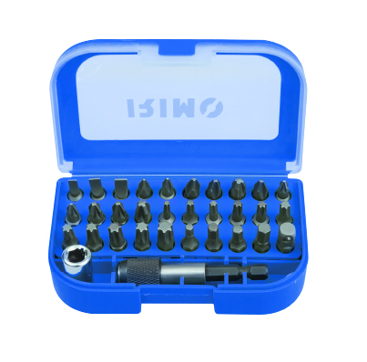 Bits set SL,PH,PZ,Torx,Hex 32 pcs Irimo