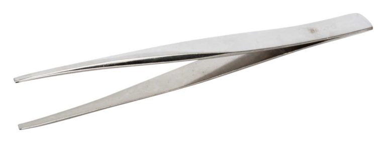 General purpose tweezers hardened steel 120mm