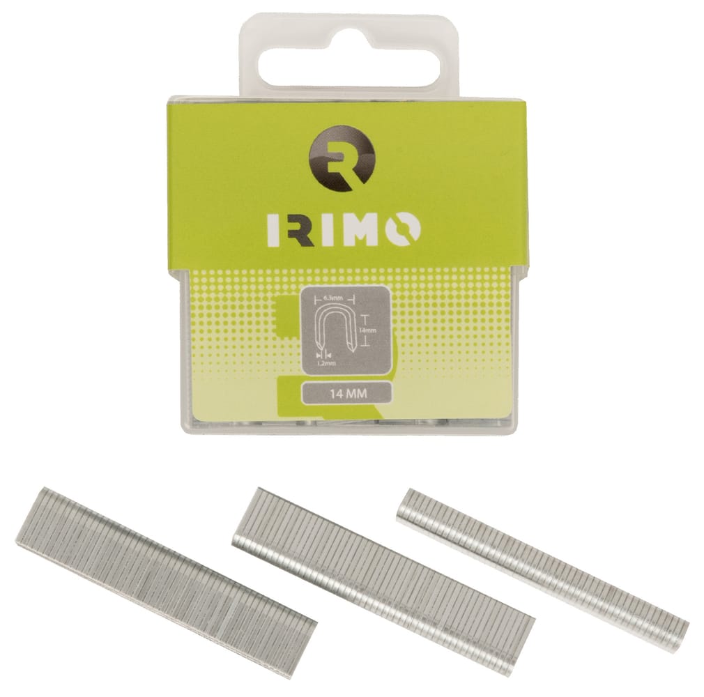 Cable staples Irimo 12mm, 1000pcs