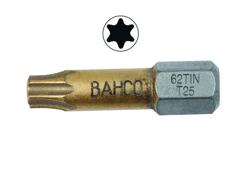Bits TIN Torsion T20 25mm 10pcs