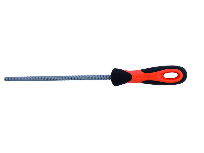 Apaļā rašvīle ar rokturi 250mm rievojuma tips 1