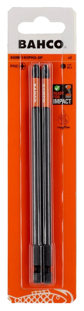 Bits 66IM PH2 150mm Impact, 2tk