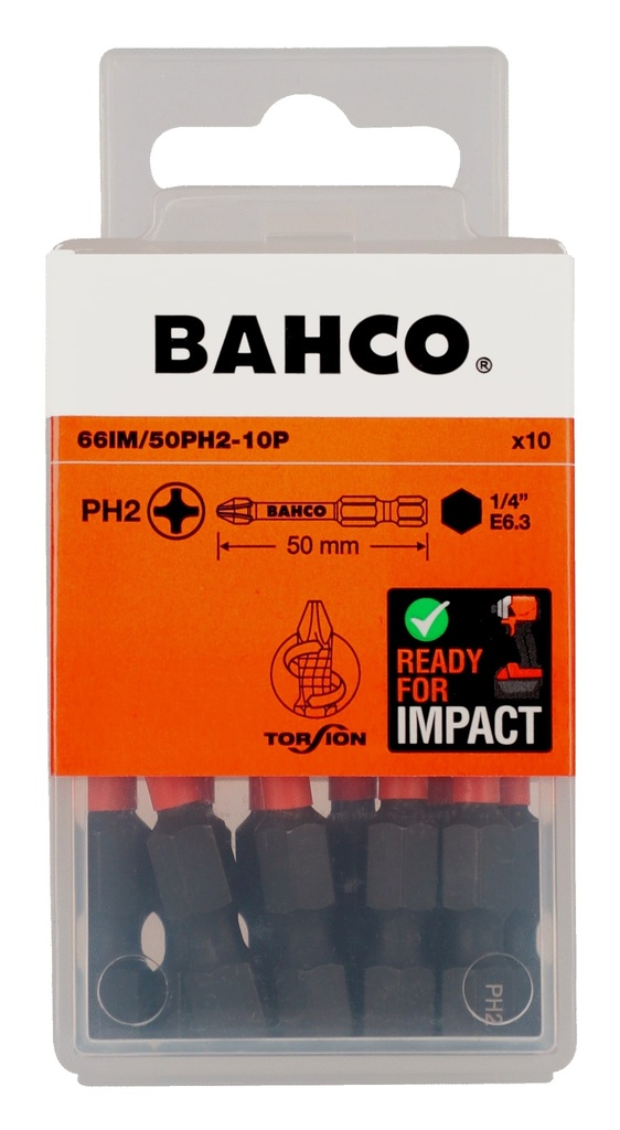 Bits 66IM PH2 50mm Impact, 10tk