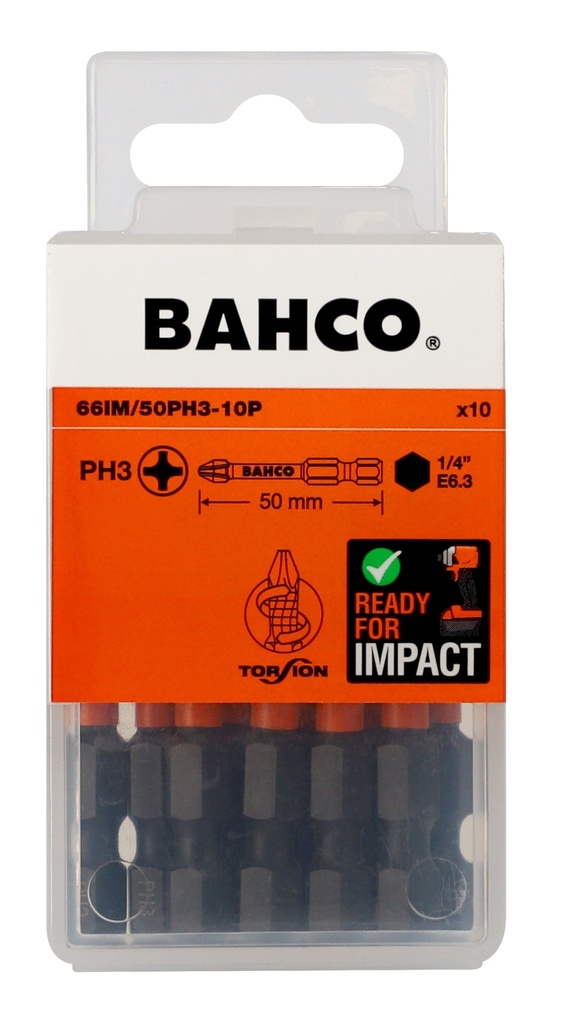 Uzgaļi 66IM PH3 50mm Impact, 10 gab.