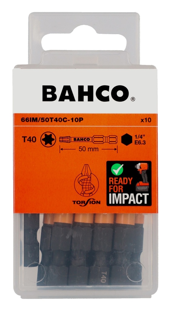 Bits 66IM T40 50mm Impact, 10tk