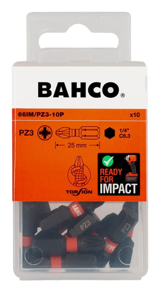 Uzgaļi 66IM PZ3 25mm Impact, 10 gab.
