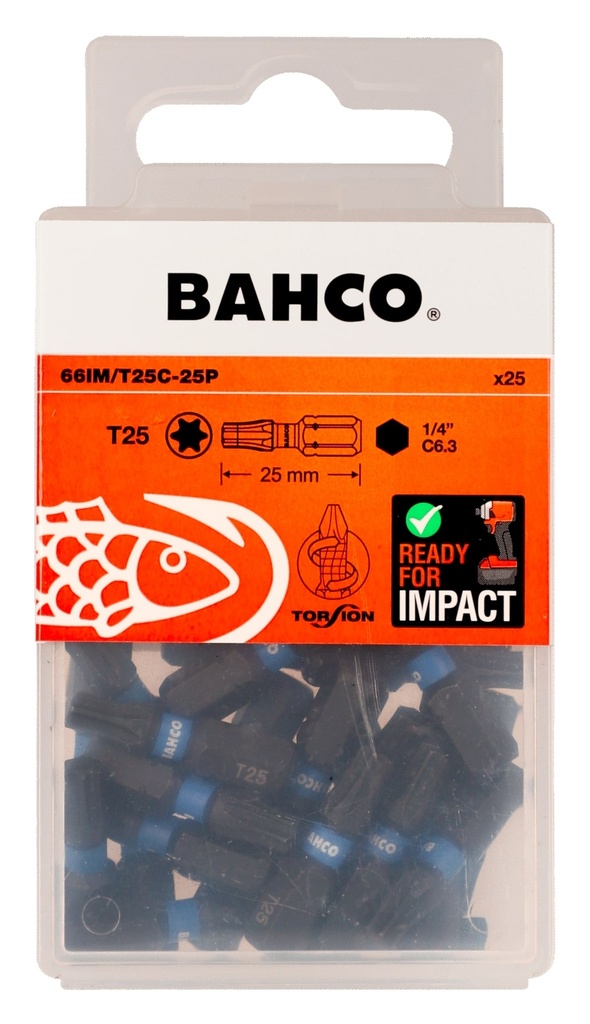 Bits 66IM T25 25mm Impact, 25tk