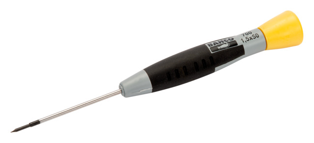 Slotted precision screwdriver 0,25x1,5x50mm