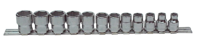 3/8" socket set with 12 pce