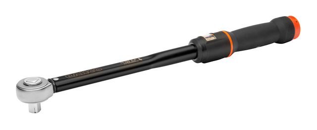 Mechanical click-style torque wrench 20-100Nm ±3% (CW & CCW) 1/2" 387mm, window scale