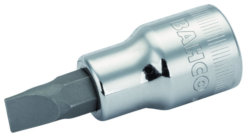 Socket driver 7409F for slotted screws 0.8x8,0mm, 1/2"