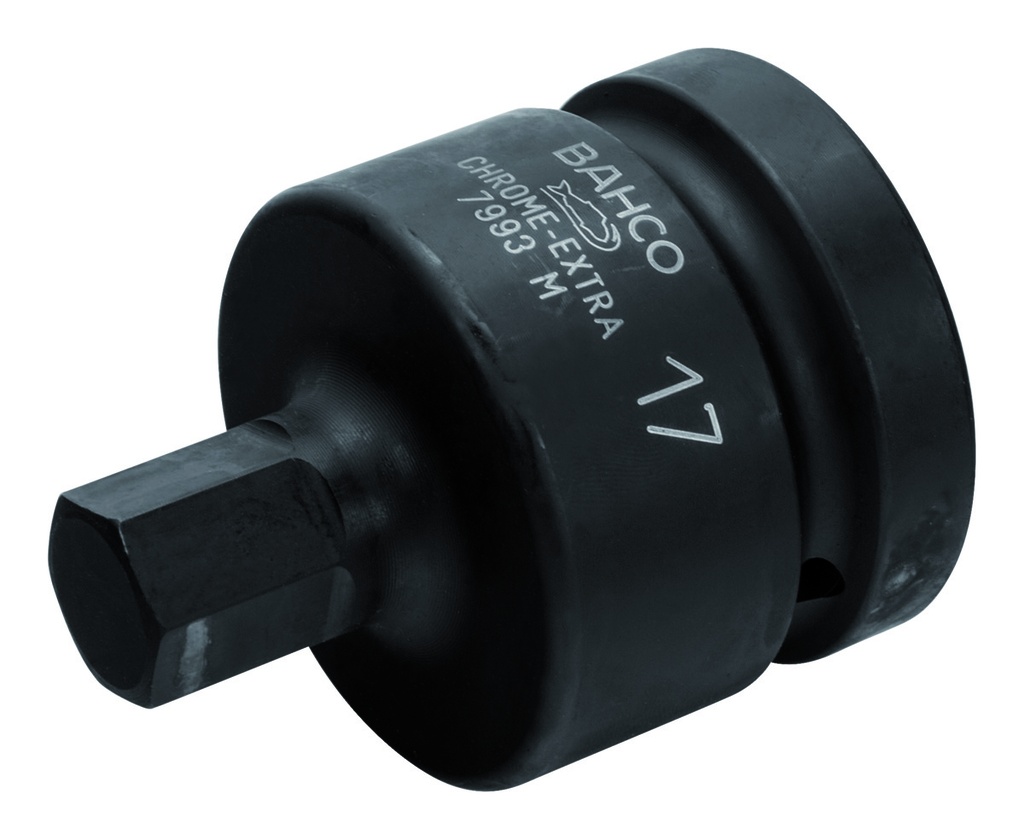 Impact socket driver 7993M HEX 22mm, 1"
