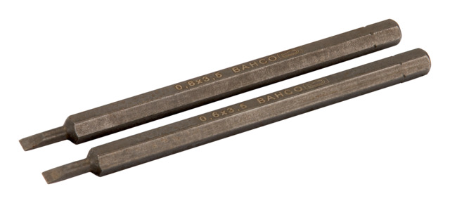 2 HEX blades 1/4 0,5x3.0 100mm