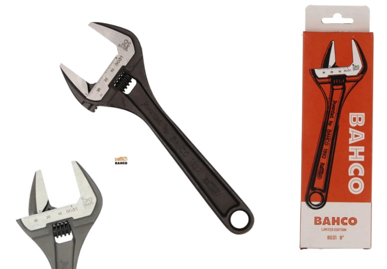 Phosphated adjustable wrench 255x30mm