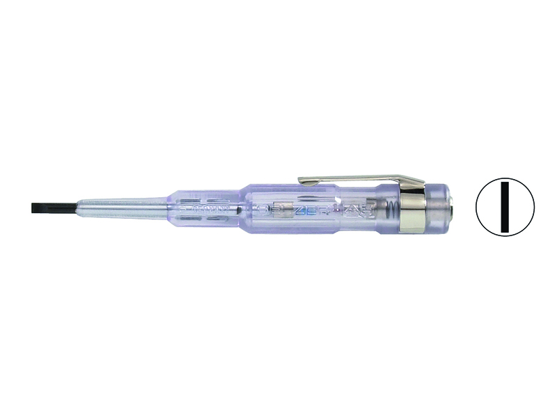 Insulated screwdriver, voltage tester