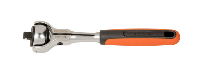 Swivel head ratchet 1/4" 149mm