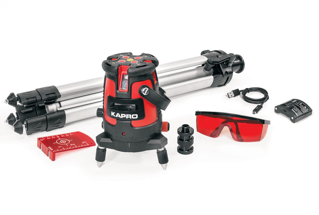 Laserlood 875 PROLASER 5 kiirt + Liitium aku + kolmjalg kuni 1,3m, ilma vastuvõtjata