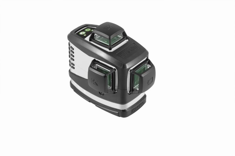 3D-лазерный уровень с зелеными лучами и степенью защиты IP65 Kapro®