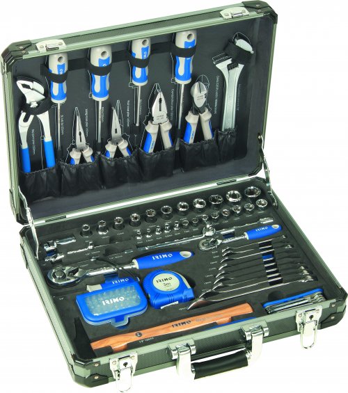 Tools set 90 pcs in aluminium tool case Irimo