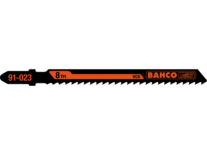 Jigsaw blades for timber T-shank 1,5x100mm 5 pcs material thickness 5-50mm 6TPI carbon, figure