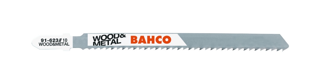 Jigsaw blades for wood and metal T-shank 1,25x132mm 5pcs material thickness 3-65mm PR-toothing bimetal