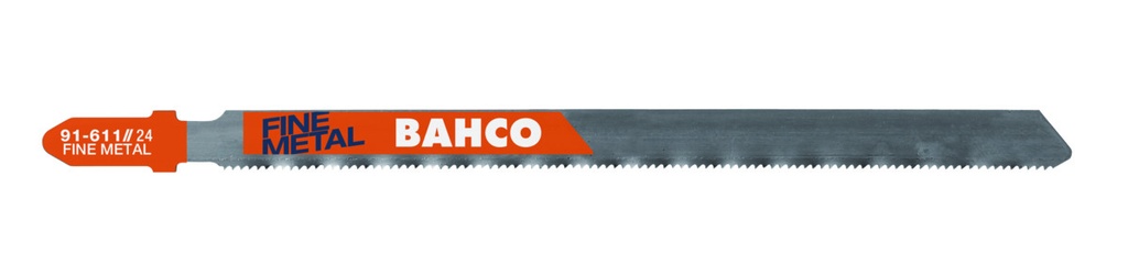 Jigsaw blades for metal T-shank 1,00x132mm 5 pcs material thickness 1-3mm 24TPI bimetal