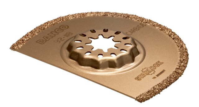 Multitool blade Bahco carbide grit, segment 75mm, Starlock
