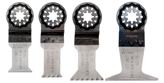 Multitool blade set 8pcs, for wood ja for metal, Starlock