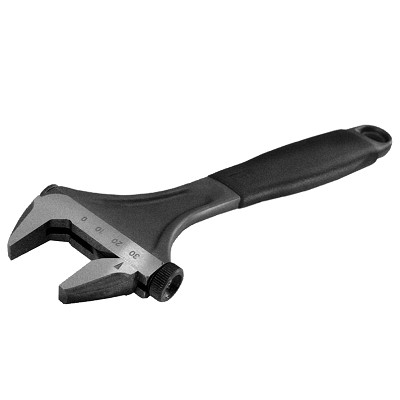 Adjustable wrench with side nut 257mm max 35mm