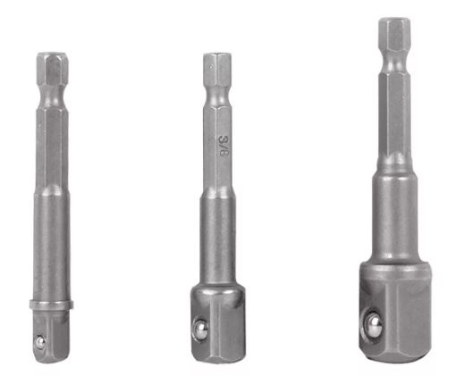 1/4", 3/8" & 1/2",socket adapter bit set Truper®