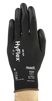 Safety gloves Ansell HyFlex® 48-101, size 8.Retail pack