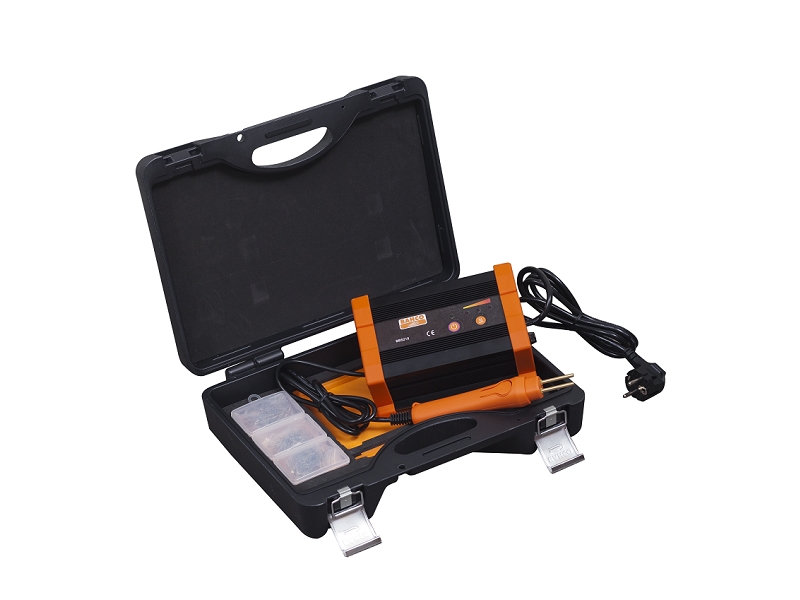 Plastmasas remonta komplekts ar Ø 0,6mm U veida skavām un 0,8mm V veida skavām, 3 karstuma režīmi,