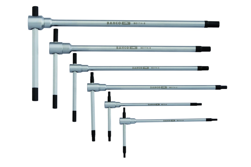 T-handle HEX key set 6 pcs 2,5-8mm