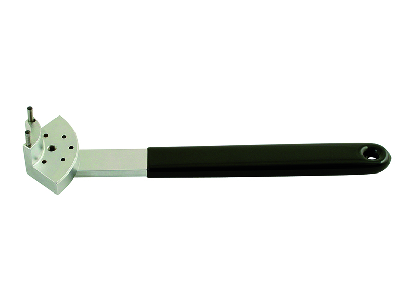 Multi positional pulley tensioner with 2 pins for Audi/Volkswagen Group cars