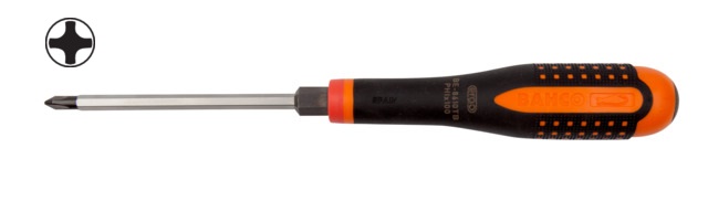 Skrūvgriezis ERGO™ Phillips PH1x100mm ar 9mm viengabala hex kātu