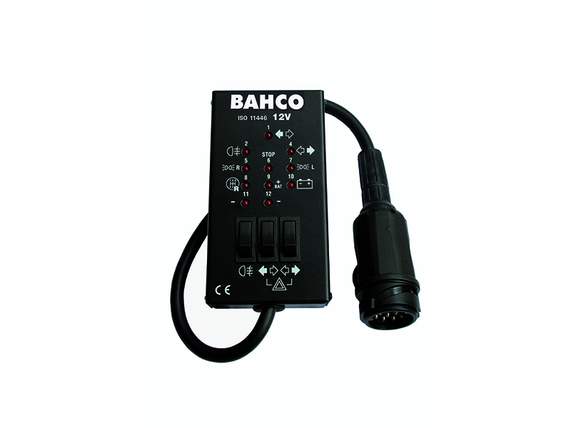Socket/plug tester with simulator 12V 13 pin, 4m cable