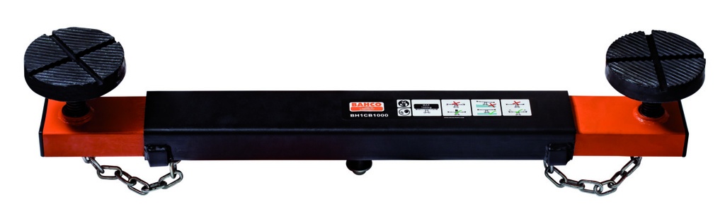 Reguleeritava laiusega 595-920mm poom garaažitungile max 1T