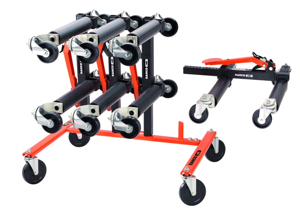 Storage rack for Bahco car dollies