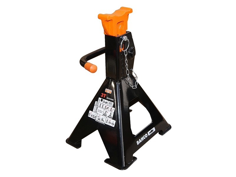 Auto-rising jack stands 344/510mm max 3T 2pcs