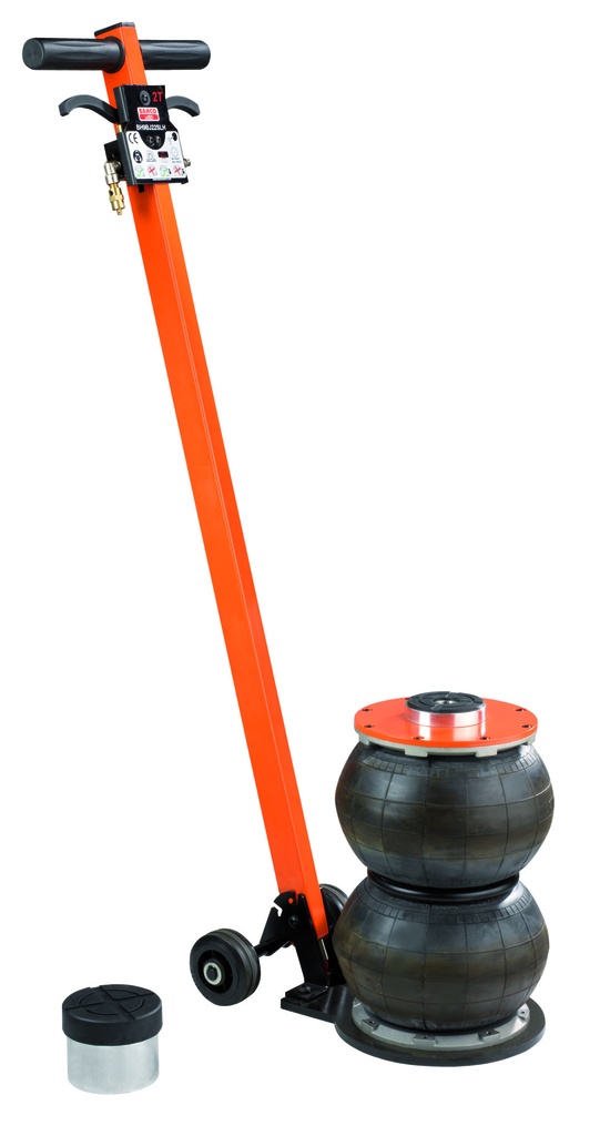 Pneumatic 2 step balloon jack with long handle 2T min 115mm max 345mm