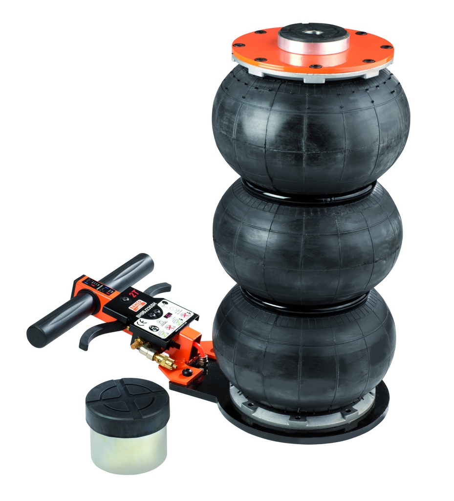 Pneumatic 3 stage balloon jack min 200mm max 550mm 2T
