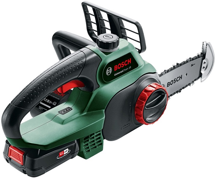 Cordless chainsaw Bosch UniversalChain 18, (1 x 2,5Ah)