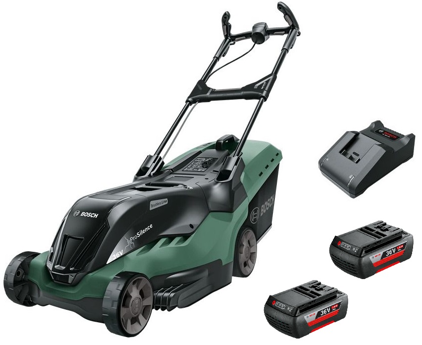 Akumulatora zāles pļāvējs Bosch AdvancedRotak 36-660, 40cm (36V / 2x2.0Ah)