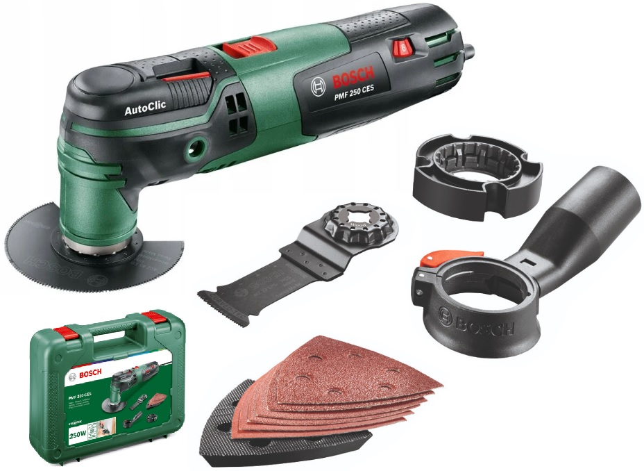 Multitööriist Bosch PMF 250 CES, 250 W, 15.000 - 20.000 min.-1