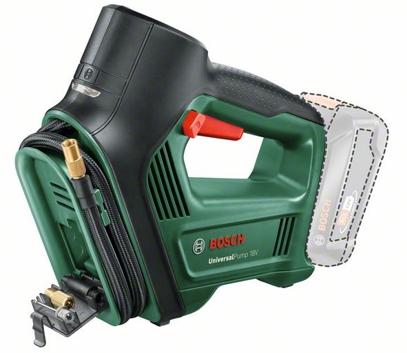 Cordless pneumatic pump Bosch UniversalPump 18V, 10bar