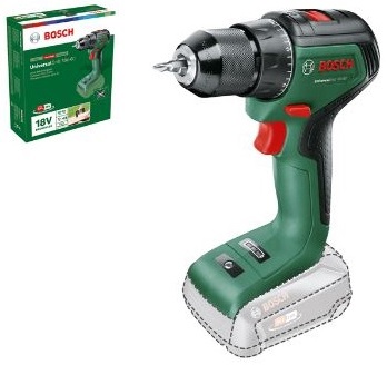 Akumulatora urbjmašīna-skrūvgriezis UniversalDrill 18V-60, SOLO, 0-500 / 1.900 min.-1