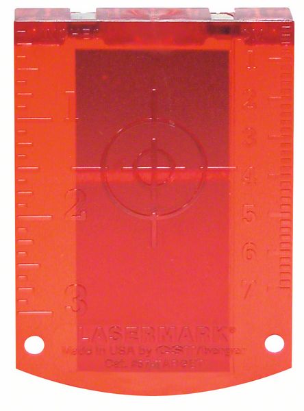 Laser target (red)