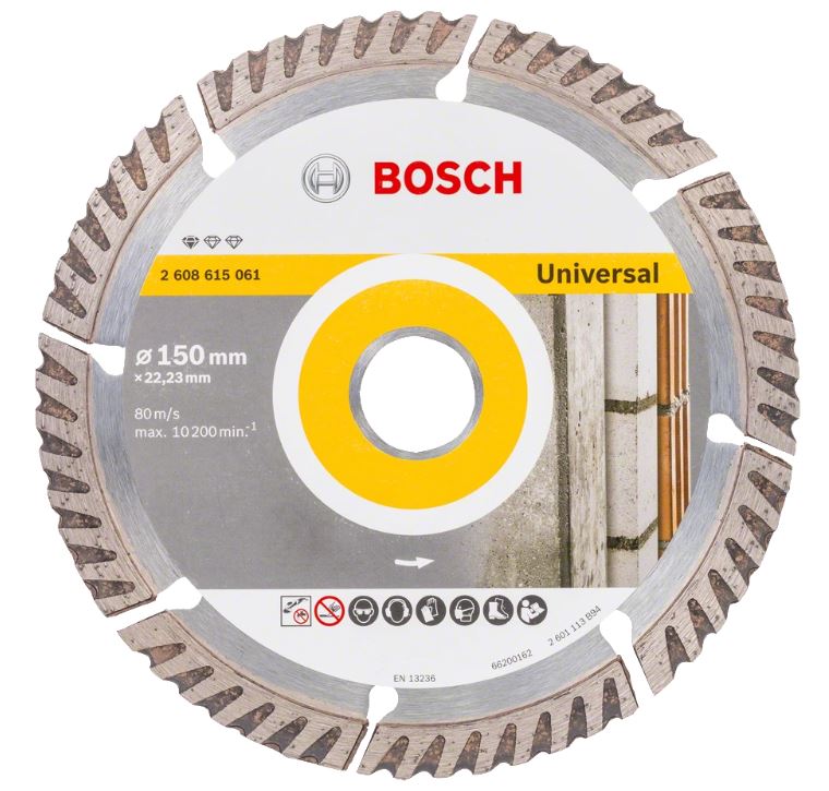 Teemantlõikeketas 150x2.4x22.23mm, segment - 10tk