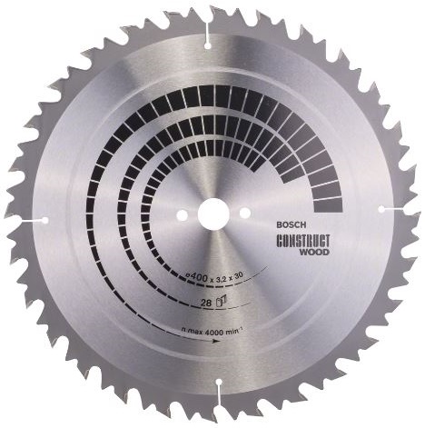 Bosch sawblade 400x30x3.2/2.2mm, 28WZ, Construct wood