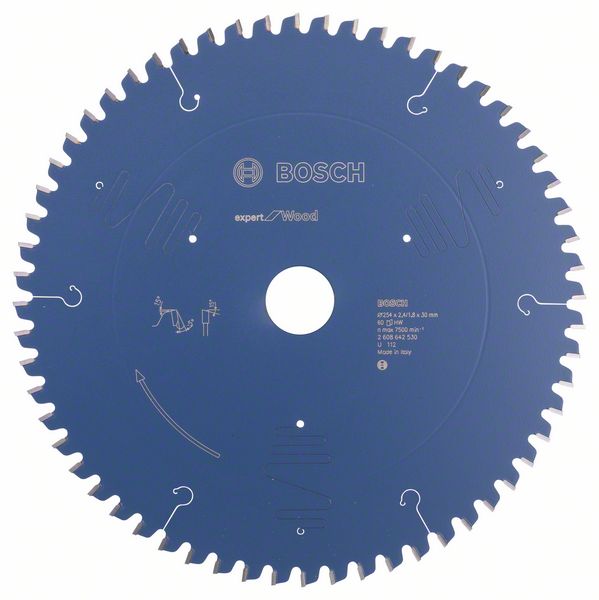 Bosch zāģa disks 254x30x2.4/1.8mm, 60WZ, Expert for Wood